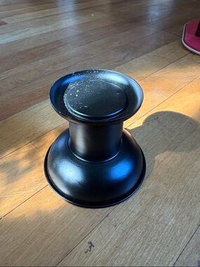 Matte Black Decorative Candle Holder